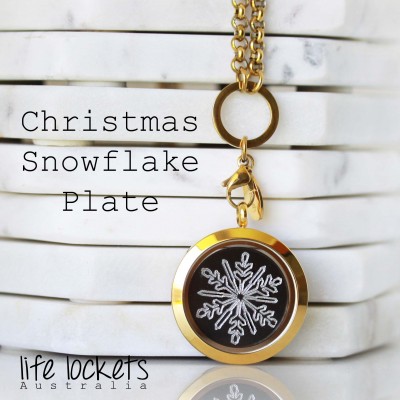 Christmas Snowflake Plate